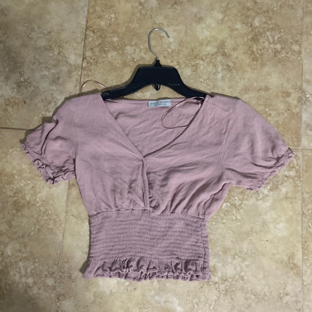 Pink blouse